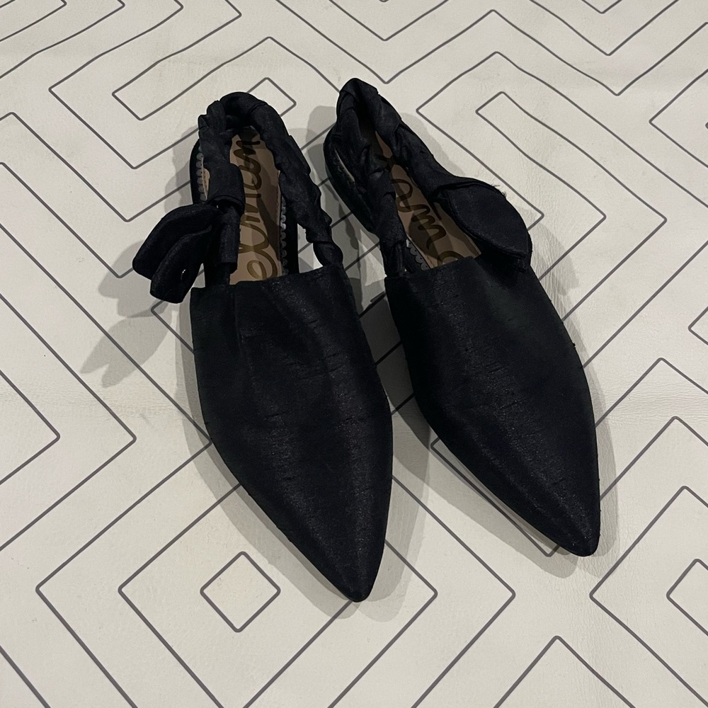 Sam Edelman Rivers Black Slingback Flats